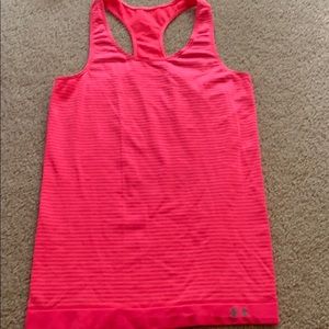 Pink Striped UA Tank Top